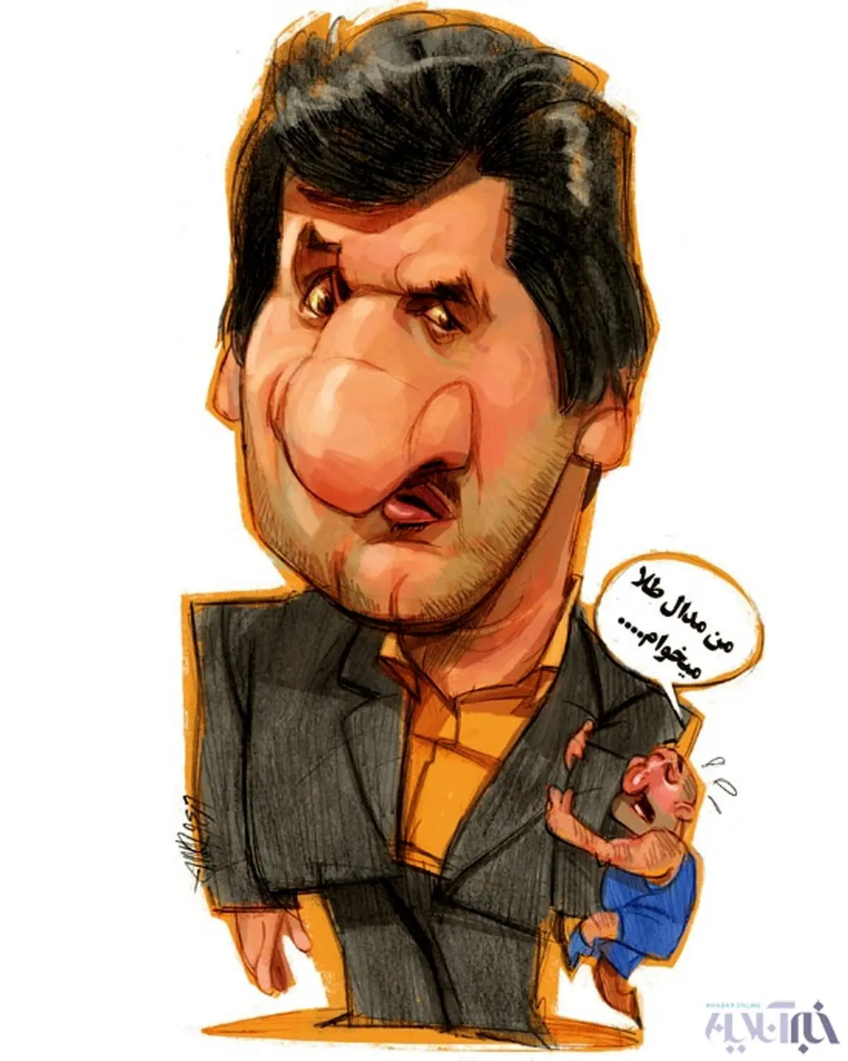 کاریکاتور/ رسول خادم در لاس وگاس!
