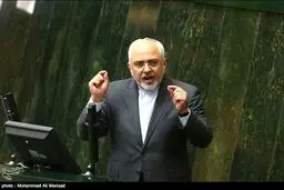 حواشی حضور ظریف در مجلس/تصاویر