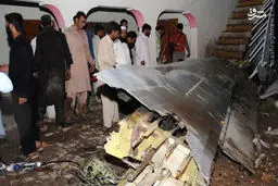 اولین عکس از لاشه هواپیمای ناجا