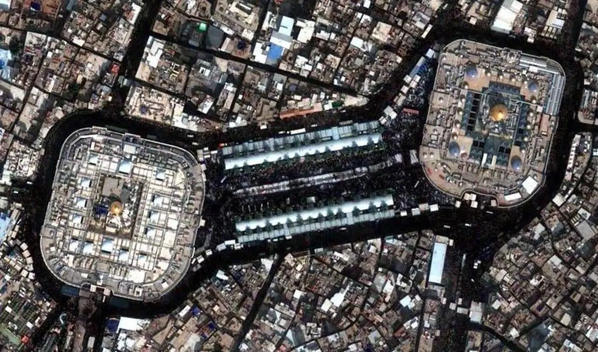 بین‌الحرمین را از یالا ببینید / عکس