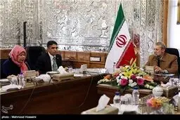 دیدار هیئت دوستی اندونزی با رئیس مجلس/تصاویر