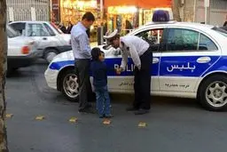 عکس جالب از پلیس خوش رفتار