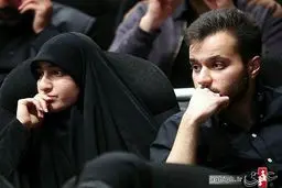 فرزندان سردار سلیمانی در اکران خصوصی یک فیلم/عکس