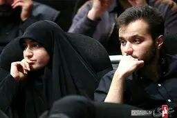 فرزندان سردار سلیمانی در اکران خصوصی یک فیلم/عکس
