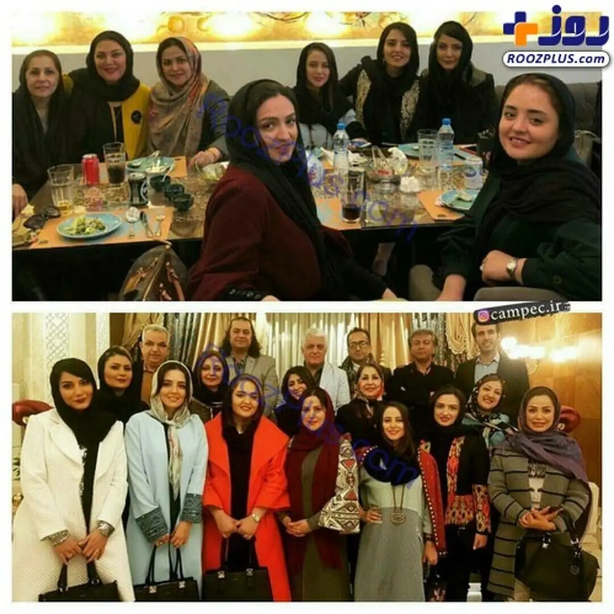 دورهمی بازیگران در رستوران لاله اسکندری/عکس
