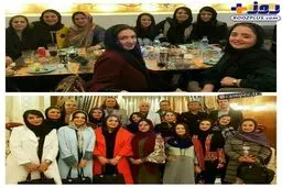 دورهمی بازیگران در رستوران لاله اسکندری/عکس