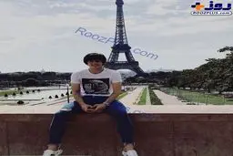 تیپ و ژست متفاوت فوتبالیست مشهور در پاریس /عکس