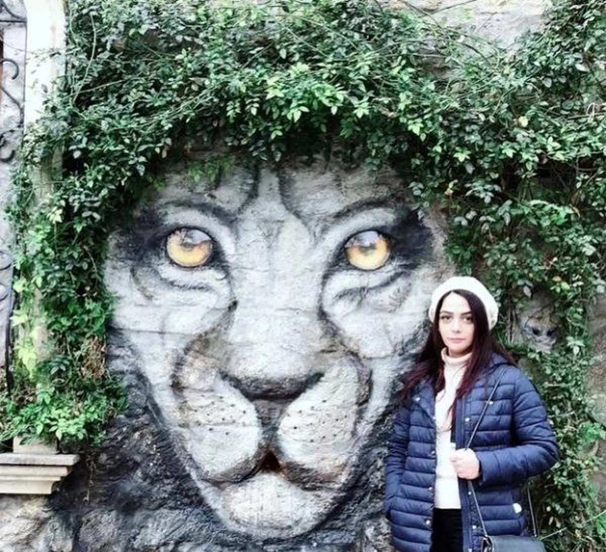 حجاب خاص مارال فرجاد در سفر باکو + عکس