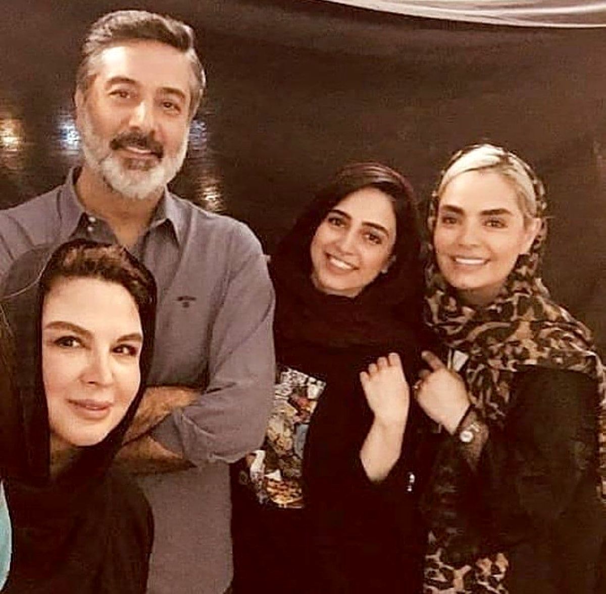 عکس دیده نشده از پشت صحنه سریال خانه امن