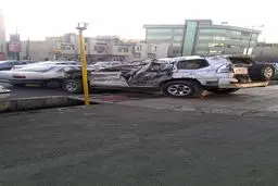 آخر و عاقبت یک پرادو / عکس