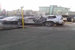 آخر و عاقبت یک پرادو / عکس