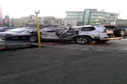 آخر و عاقبت یک پرادو / عکس