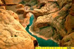 تصویر فوق العاده و رویایی از پل رنگین کمان/ عکس