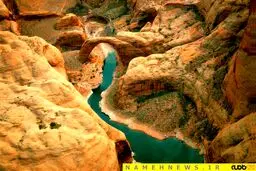 تصویر فوق العاده و رویایی از پل رنگین کمان/ عکس