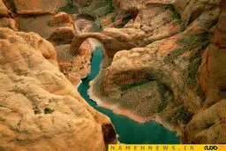تصویر فوق العاده و رویایی از پل رنگین کمان/ عکس
