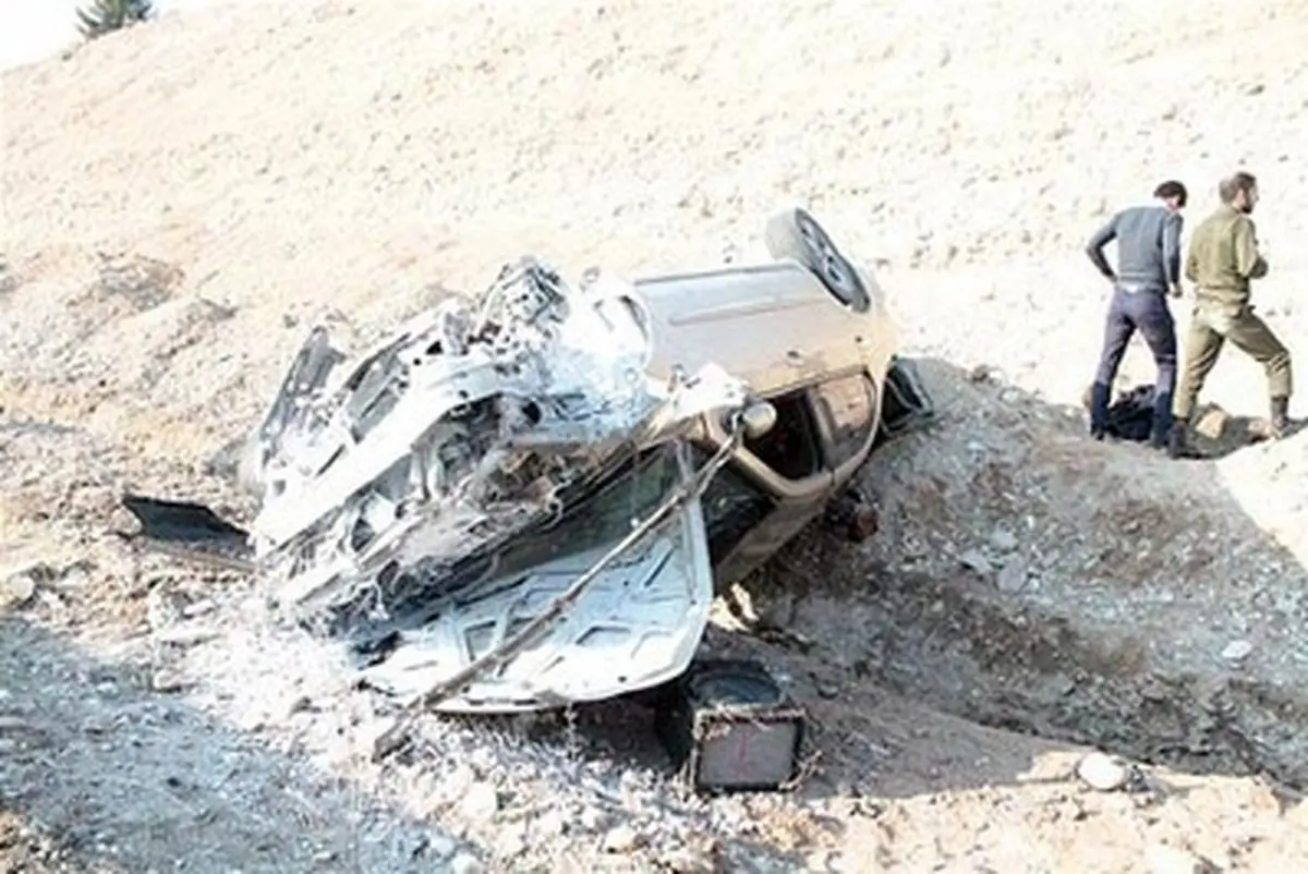 تصاویری از واژگونی مرگبار ماکسیما در بزرگراه پردیس- تهران