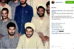 سردار سلیمانی در کنار شهید غواص/عکس
