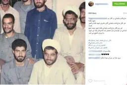 سردار سلیمانی در کنار شهید غواص/عکس