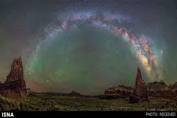 یک تصویر بسیار زیبا از آسمان