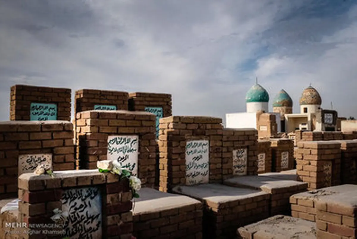 قبرستان وادی السلام به روایت تصویر