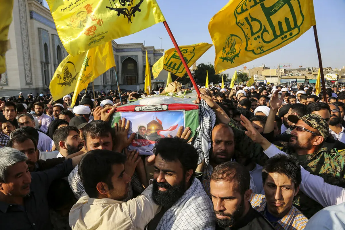 تشییع پیکر شهید مومنی، شهید مدافع حرم در قم