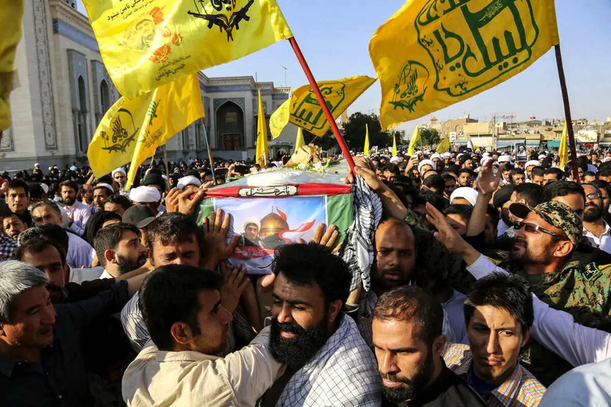 تشییع پیکر شهید مومنی، شهید مدافع حرم در قم