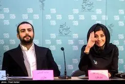 حامد کمیلی و سارا بهرامی در کاخ جشنواره/عکس