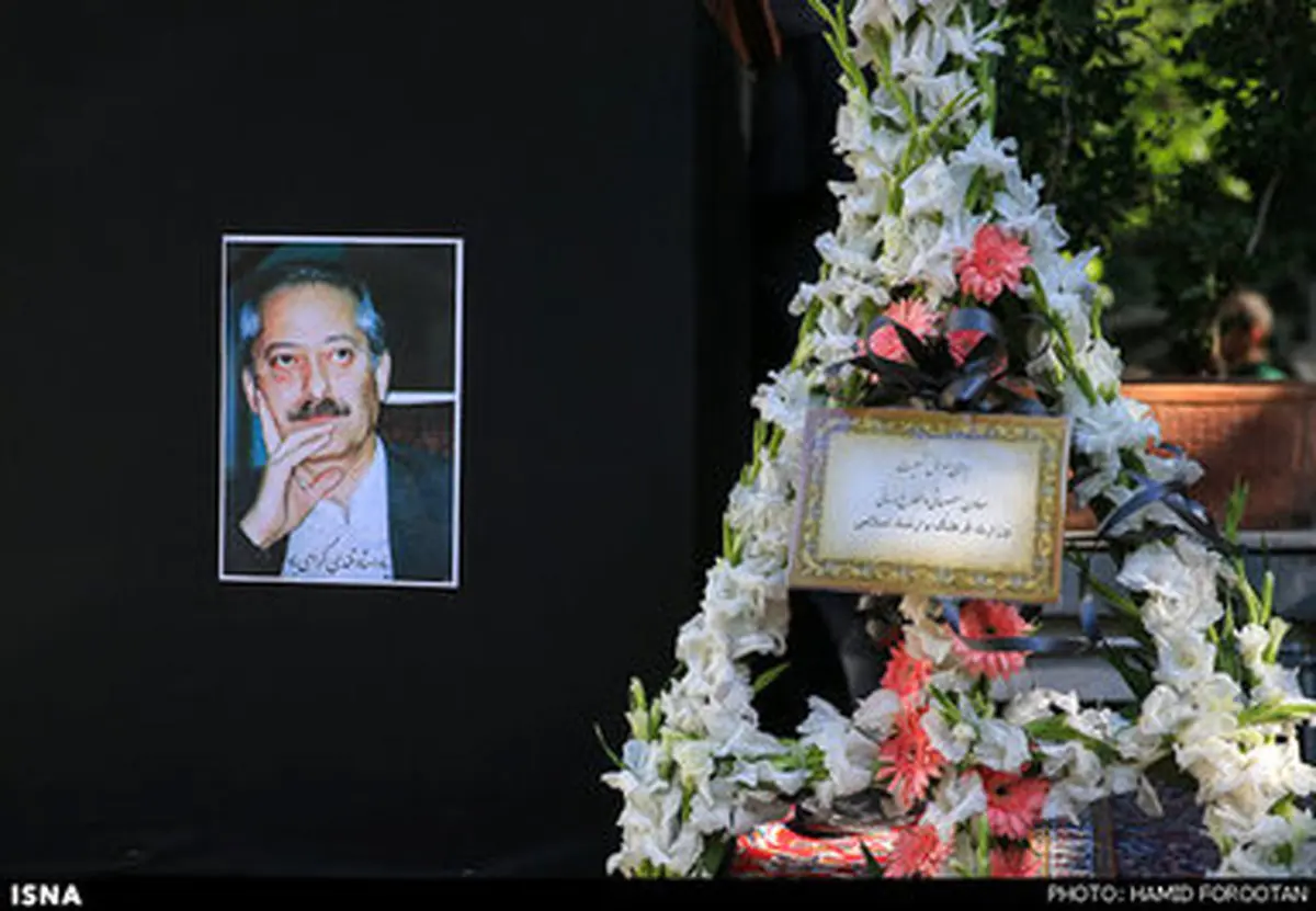 مراسم تشییع پیکر استاد حسین قندی، به روایت تصویر