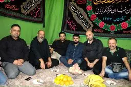 عزاداری بازیگران مشهور تلویزیون در قزوین/عکس