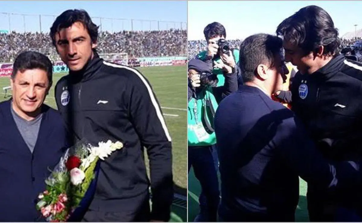 آشتی کنان رحمتی و قلعه نویی در اصفهان + عکس