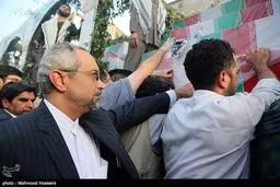 تصاویر مسئولین و چهره ها در مراسم تشییع پیکر شهدای غواص