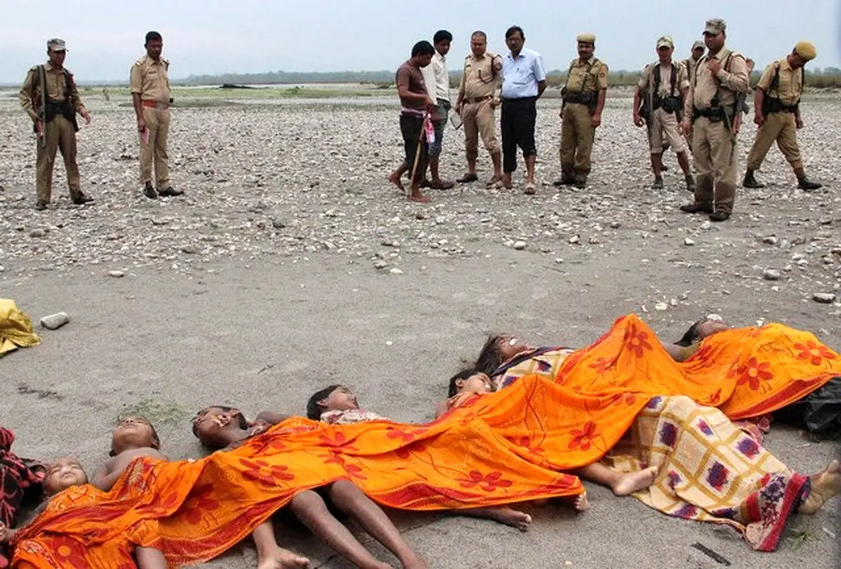جنایت فرقه ای در آسام هند/ عکس