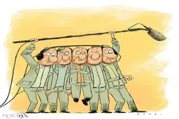 شاهکار صداوسیمای ما!/کاریکاتور