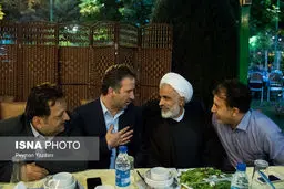 ضیافت افطاری محمد رضا عارف/ تصاویر