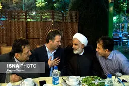 ضیافت افطاری محمد رضا عارف/ تصاویر