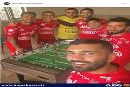 استراحت به سبک بازیکنان پرسپولیس/عکس