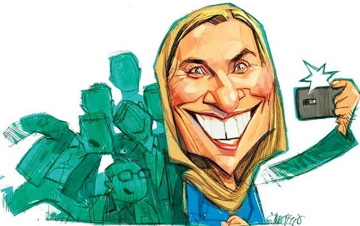 موگرینی و نماینده‌های عشق سلفی در افق زاویه!/کاریکاتور