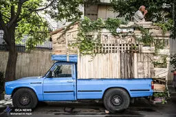 عکس/ استفاده متفاوت از نیسان آبی‌