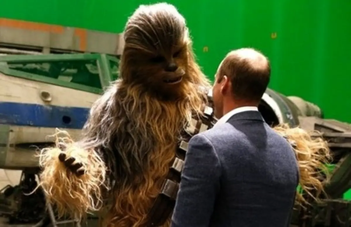 خاندان سلطنتی انگلستان و جنگ ستارگان/ تصاویر