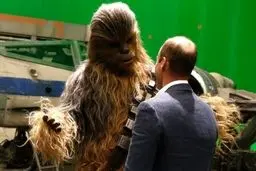 خاندان سلطنتی انگلستان و جنگ ستارگان/ تصاویر