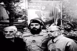 فرزند سردار شهید ناظری/ عکس