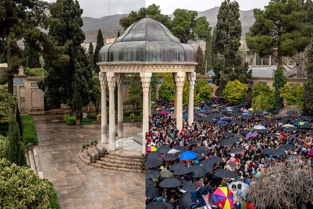 تصاویر دیده نشده از شیراز بدون مسافر در نوروز