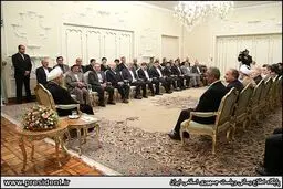 دیدار نوروزی رئیس جمهور با جمعی از وزرا ، مسئولان ومدیران دولتی/تصاویر