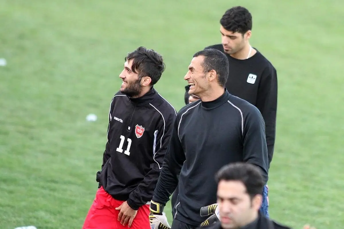 روز خندان مهاجم پرسپولیس (عکس)