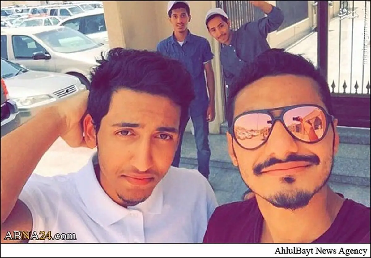 سلفی دو شهید پیش از شهادت/عکس