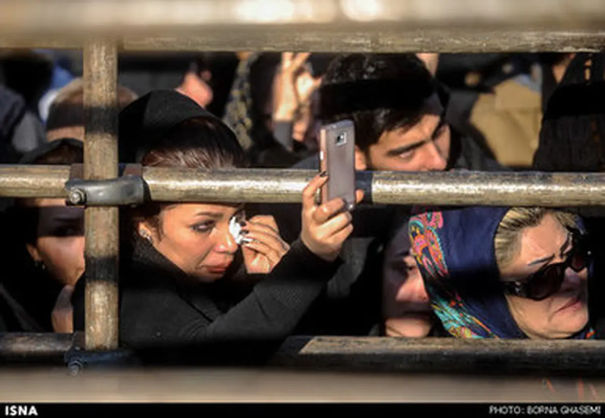 مراسم چهلم مرتضی پاشایی/عکس