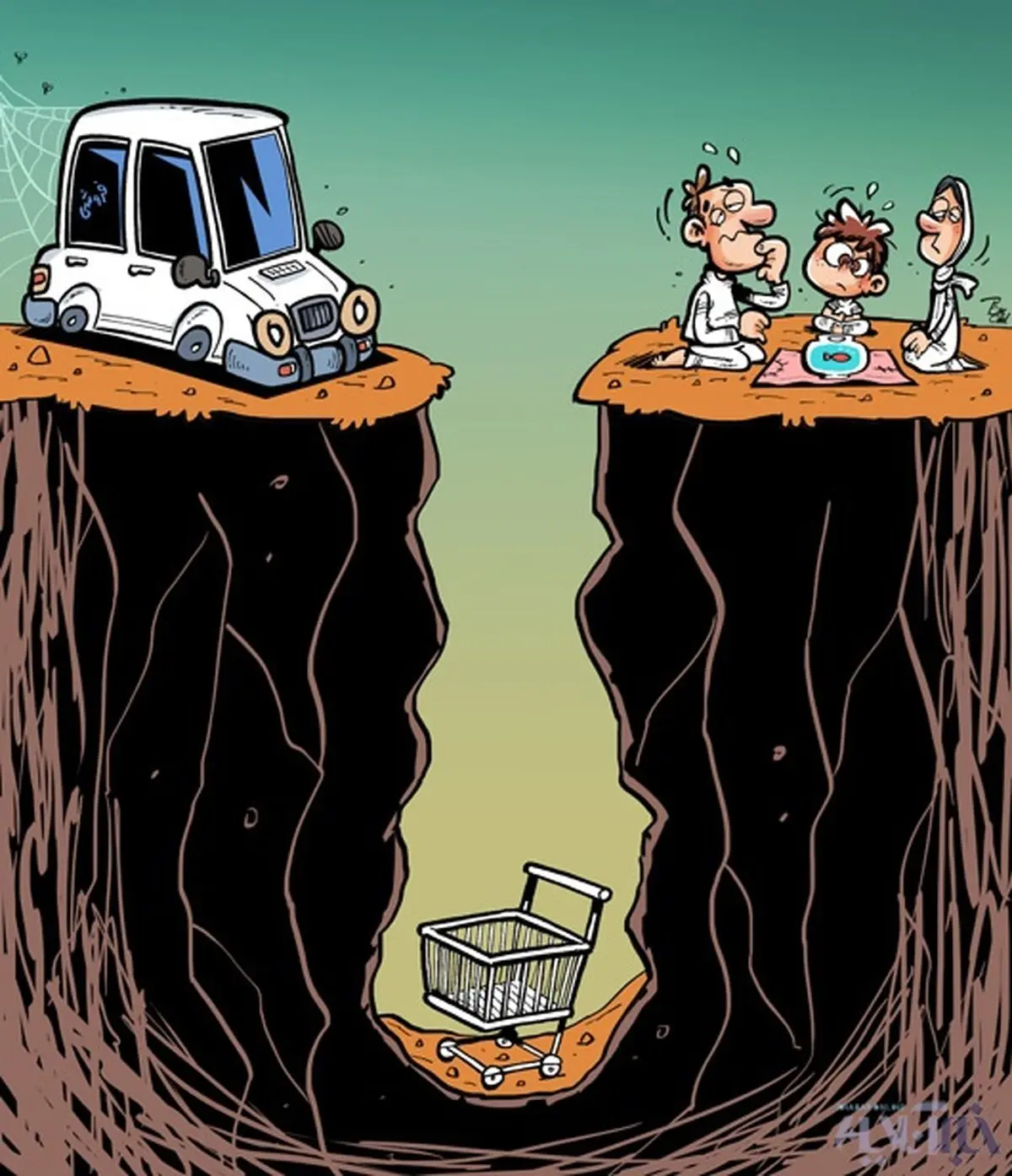 کاریکاتور/ خودروی شب عید!