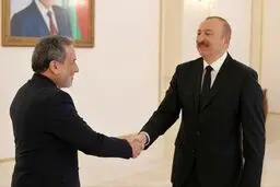 اولین تصویر از دیدار عراقچی با الهام علی‌اف