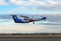 لحظه پرواز بزرگ‌ترین هواپیمای جهان با سوخت هیدروژنی!