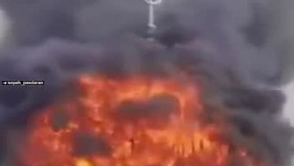 ببینید آتش‌سوزی عامدانه یک مسجد در اسپانیا